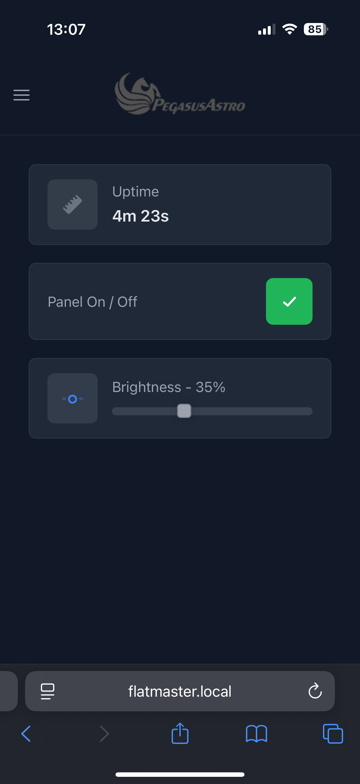 FlatMaster Wi-Fi Web Dashboard
