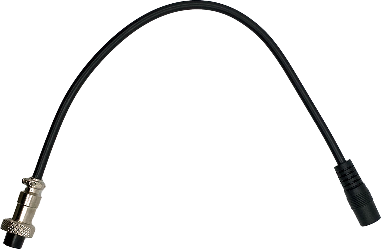 Adapter 2.5 x 5.5mm female to GX12 (For NYX-101)