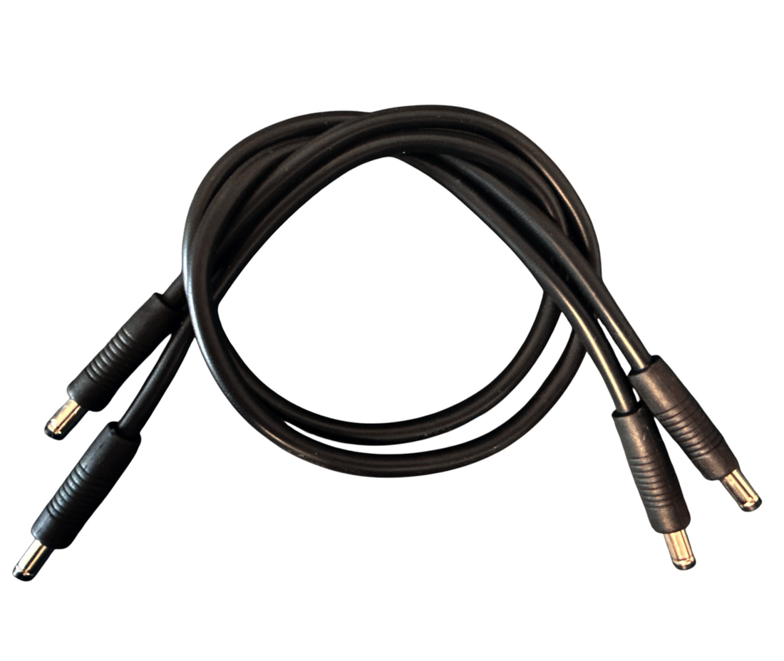 Pack of 2 x 2.1 to 2.5 Silicon Cables 0.5m – Ultra Flexible for Cold Environments