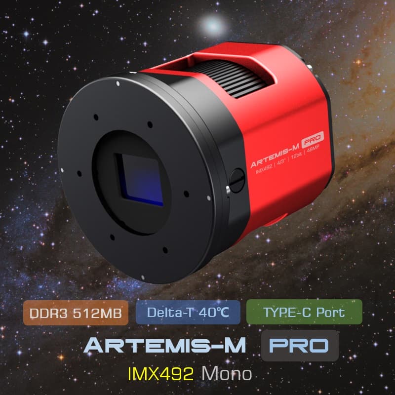 Artemis-M Pro (IMX492) USB3.0 Mono Cooled Camera