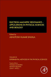 Electron Magnetic Resonance: Applications in Physical Sciences and Biology Volume 50