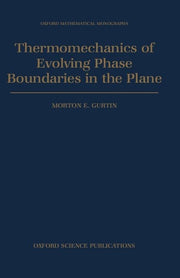 Thermomechanics of Evolving Phase Boundaries in the Plane