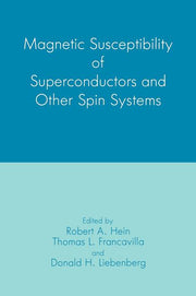 Magnetic Susceptibility of Superconductors and Other Spin Systems (1991)