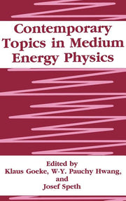 Contemporary Topics in Medium Energy Physics (1994)
