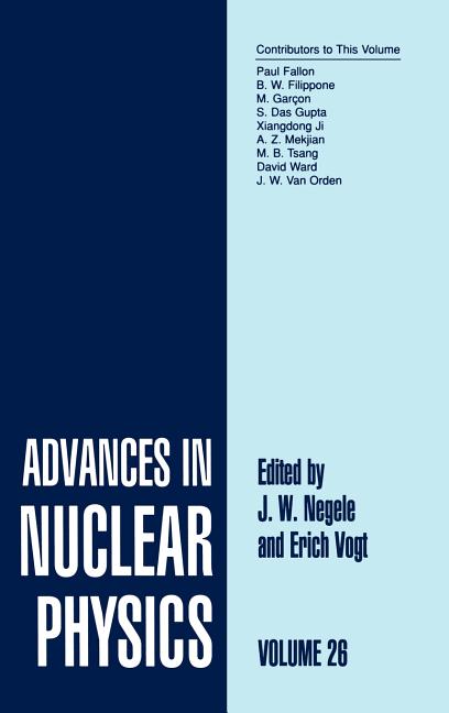 Advances in Nuclear Physics: Volume 26 (2001)