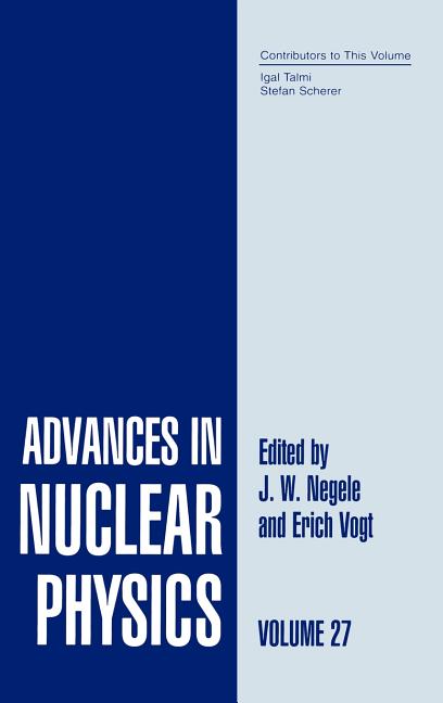Advances in Nuclear Physics: Volume 27 (2003)