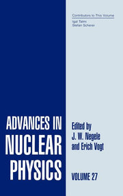Advances in Nuclear Physics: Volume 27 (2003)