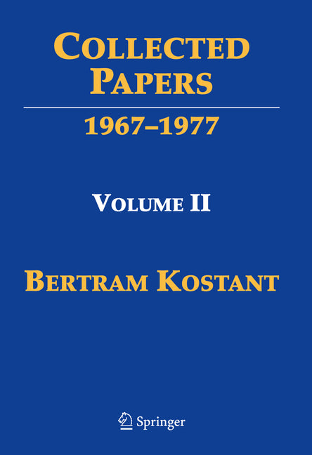 Collected Papers: Volume II 1967-1977 (2021)