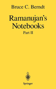Ramanujan's Notebooks: Part II (Corr Print)