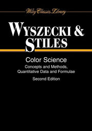 Color Science: Concepts and Methods, Quantitative Data and Formulae