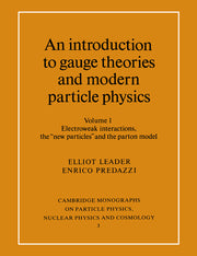An Introduction to Gauge Theories and Modern Particle Physics: Vol 1