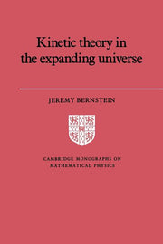 Kinetic Theory in the Expanding Universe
