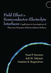 Field Effect in Semiconductor-Electrolyte Interfaces: Application to Investigations of Electronic Properties of Semiconductor Surfaces