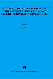 New Directions in Research with Third-Generation Soft X-Ray Synchrotron Radiation Sources