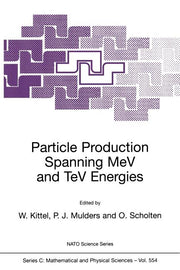 Particle Production Spanning Mev and TeV Energies (Softcover Reprint of the Original 1st 2000)
