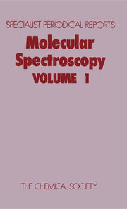 Molecular Spectroscopy: Volume 1 (Edition.)