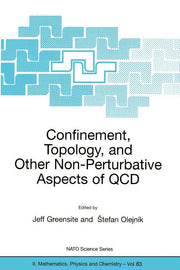 Confinement, Topology, and Other Non-Perturbative Aspects of QCD (Softcover Reprint of the Original 1st 2002)