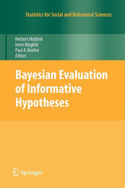 Bayesian Evaluation of Informative Hypotheses