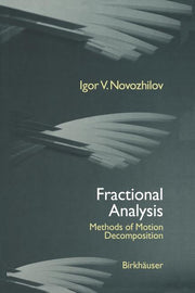 Fractional Analysis: Methods of Motion Decomposition (1997)