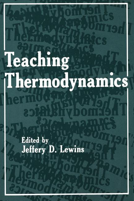Teaching Thermodynamics (1985)