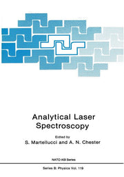 Analytical Laser Spectroscopy (Softcover Reprint of the Original 1st 1985)