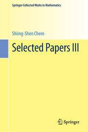 Selected Papers III (1989. Reprint 2013 of the 1989)