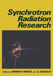 Synchrotron Radiation Research (Softcover Reprint of the Original 1st 1980)