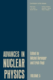 Advances in Nuclear Physics: Volume 5 (1972)
