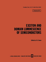 Exciton and Domain Luminescence of Semiconductors (1979)