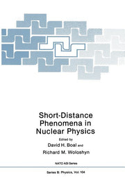 Short-Distance Phenomena in Nuclear Physics (Softcover Reprint of the Original 1st 1983)