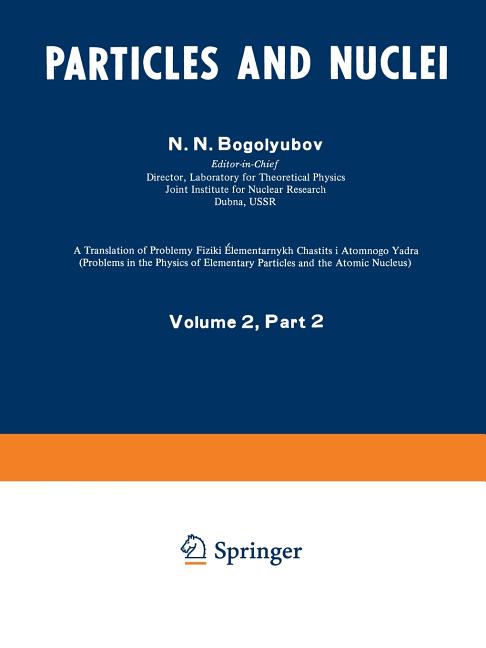 Particles and Nuclei: Volume 2, Part 2 (1973)