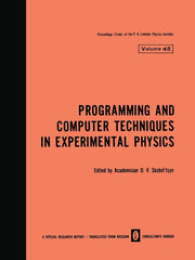Programming and Computer Techniques in Experimental Physics (1970)