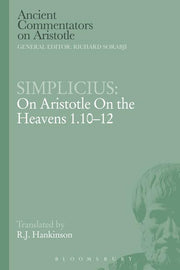 Simplicius: On Aristotle on the Heavens 1.10-12