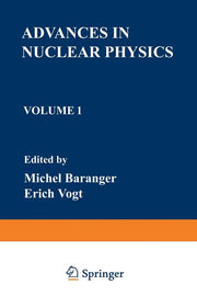 Advances in Nuclear Physics: Volume 1 (Softcover Reprint of the Original 1st 1968)
