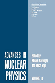 Advances in Nuclear Physics: Volume 10 (Softcover Reprint of the Original 1st 1978)