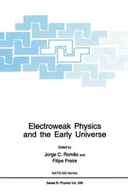 Electroweak Physics and the Early Universe (1994)