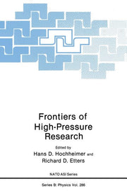 Frontiers of High-Pressure Research (Softcover Reprint of the Original 1st 1991)