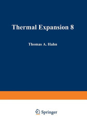 Thermal Expansion 8 (Softcover Reprint of the Original 1st 1984)