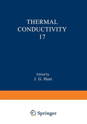 Thermal Conductivity 17 (Softcover Reprint of the Original 1st 1983)