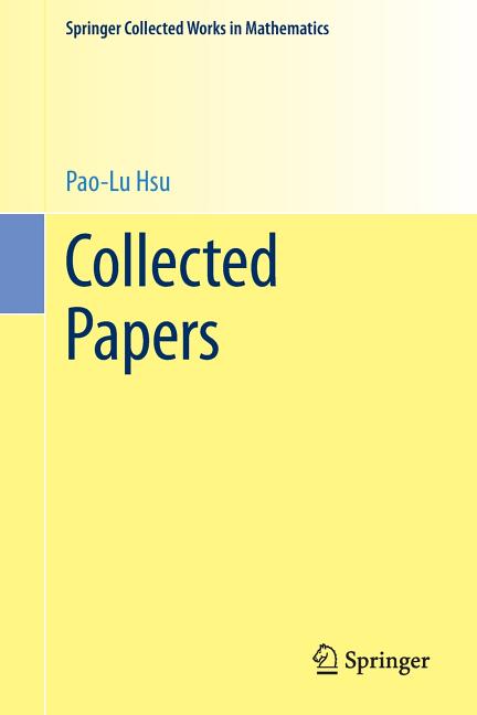 Collected Papers (1983. Reprint 2014 of the 1983)