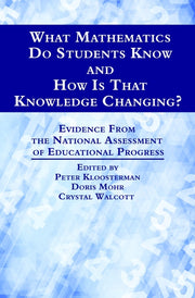 What Mathematics Do Students Know and How Is That Knowledge Changing? Evidence from the National Assessment of Educational Progress