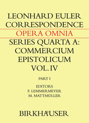 Correspondence of Leonhard Euler with Christian Goldbach: Volume 1 (2016)