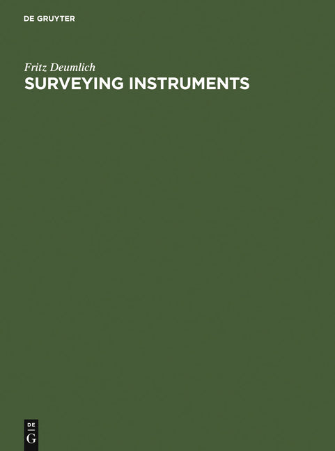 Surveying Instruments (Reprint 2010)