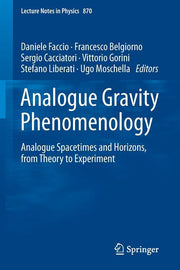 Analogue Gravity Phenomenology: Analogue Spacetimes and Horizons, from Theory to Experiment (2013)