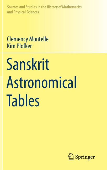 Sanskrit Astronomical Tables (2018)