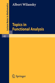 Topics in Functional Analysis (1967)