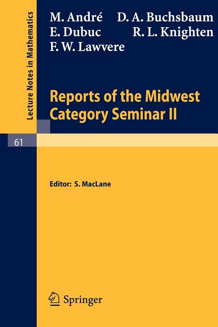 Reports of the Midwest Category Seminar II (1968)