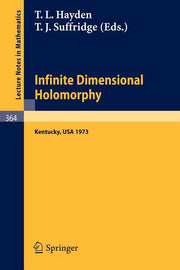 Proceedings on Infinite Dimensional Holomorphy (1974)