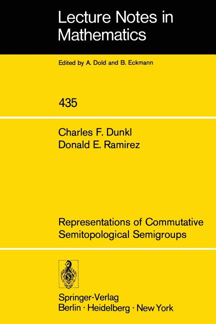 Representations of Commutative Semitopological Semigroups (1975)