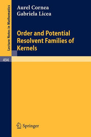Order and Potential Resolvent Families of Kernels (1975)